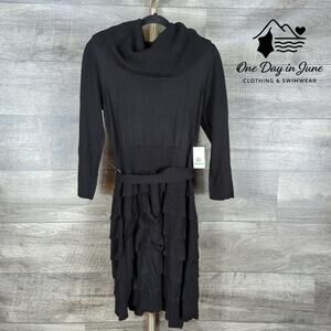J Howard Cowl Neck Long Sleeve Sweater Dress Size L